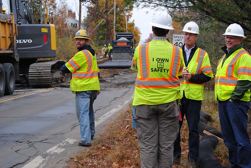 NH Senator Hosmer Visits Pike Road Rehabilitation Project